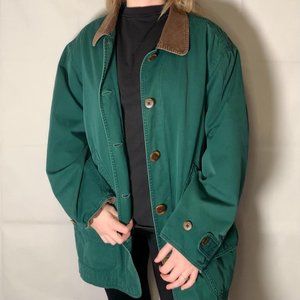 Lands End Flannel Barn Jacket